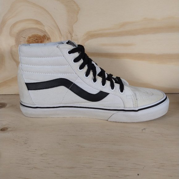 Vans - Off The Wall - SK-8 Hi - Cream/Black - Women''s - 11 - Picture 5 of 9